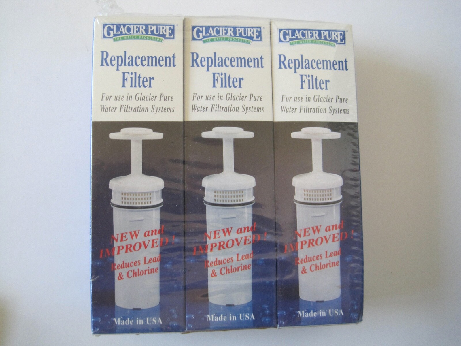Glacier Pure Replacement Filter Lot 3 NIP