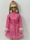 Vintage Barbie Clone Peggy Ann? Doll Clothes Outfit PINK Lace A Line MINI DRESS