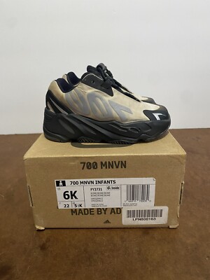 Adidas Yeezy Boost 700 MNVN 'Bone' [FY3731] 6K Toddler Sneakers Shoes