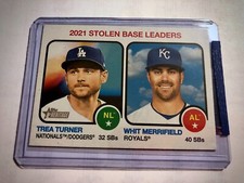 2022 Topps Heritage TURNER/MERRIFIELD #64 Stolen Base Leaders