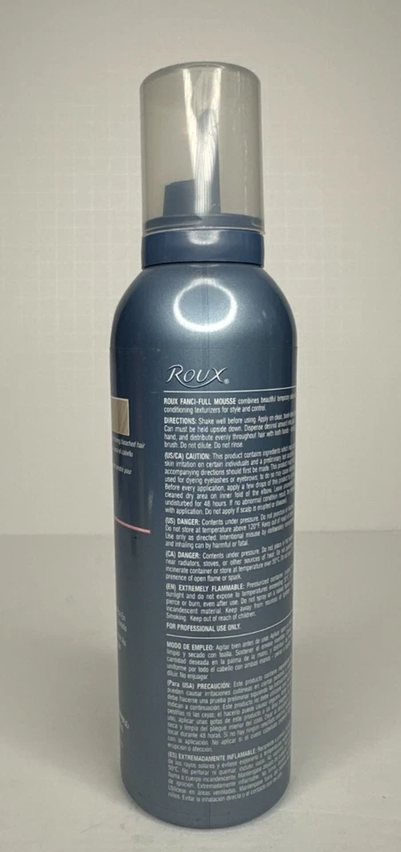 Roux Fanci-Mousse de Estilo a Todo Color #19 Crema Dulce 6 OZ, NUEVO Foto 2 de 4