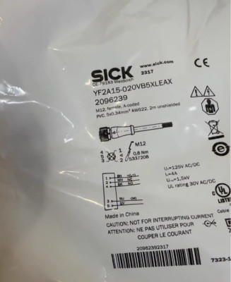 1PC NEW SICK Plug cable YF2A15-020VB5XLEAX #LL