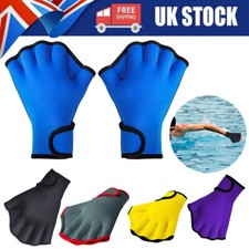 Surfing Swimming Webbed Gloves NeopreneRubber Fingerless Swimming Paddle Gloves