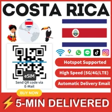 [eSIM] Costa Rica  eSIM e-SIM card Travel Sim card Tarjeta eSIM Dato Data only