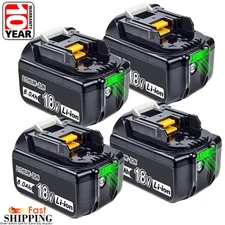 Pack 6.0/8.0Ah 18V For Makita LXT Lithium-Ion BL1830 BL1850 BL1860 Tools Battery