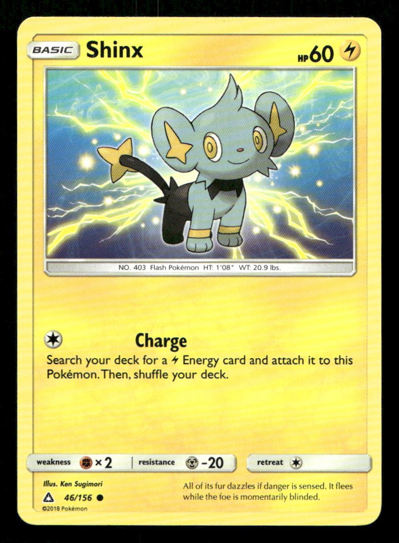 Shinx 46/156 Ultra Prism LP Pokemon