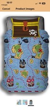 Children’s Pirate Single Quilt Cover With Pillow Case.