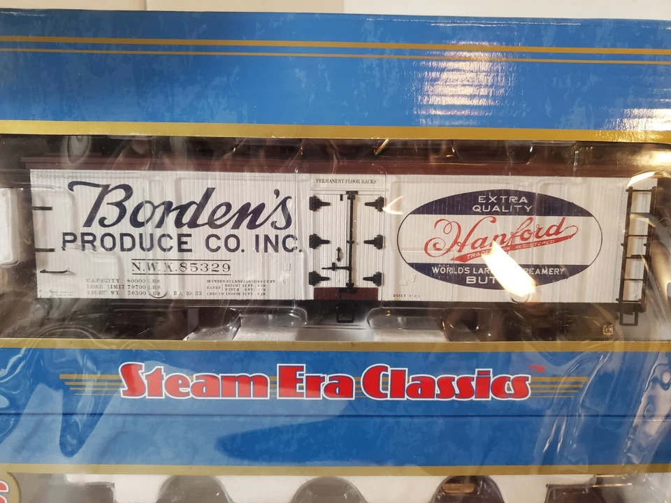 Atlas Item # 8090 O Borden's 40' Wood Reefer Cars (Special Borden's 2 Pack) NEW - Image 2 of 4