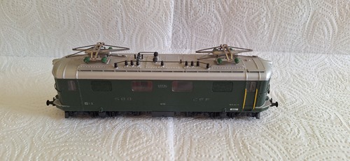 HAG E-Lok SBB CFF 10035, grün, Spur H0 | Zustand: Gebraucht
