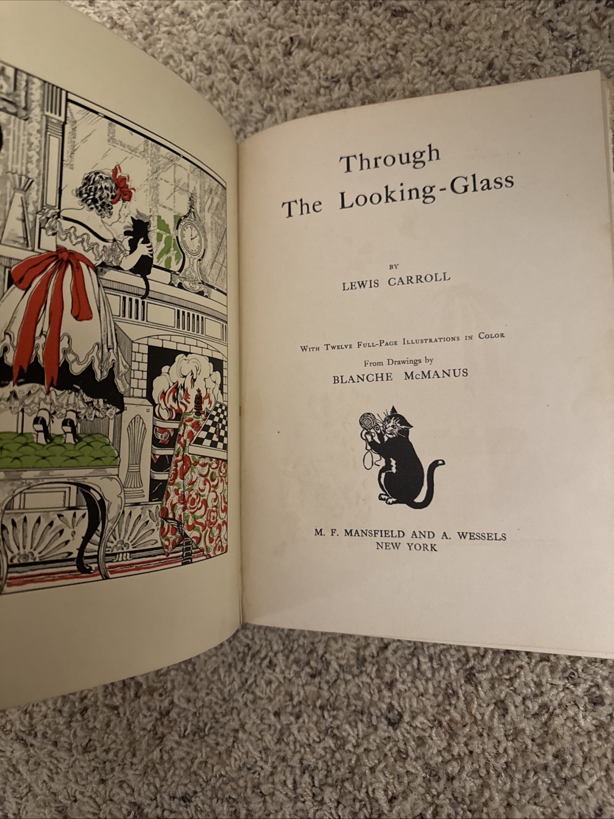1899 Alice In Wonderland & Through The Looking Glass Blanche McManus