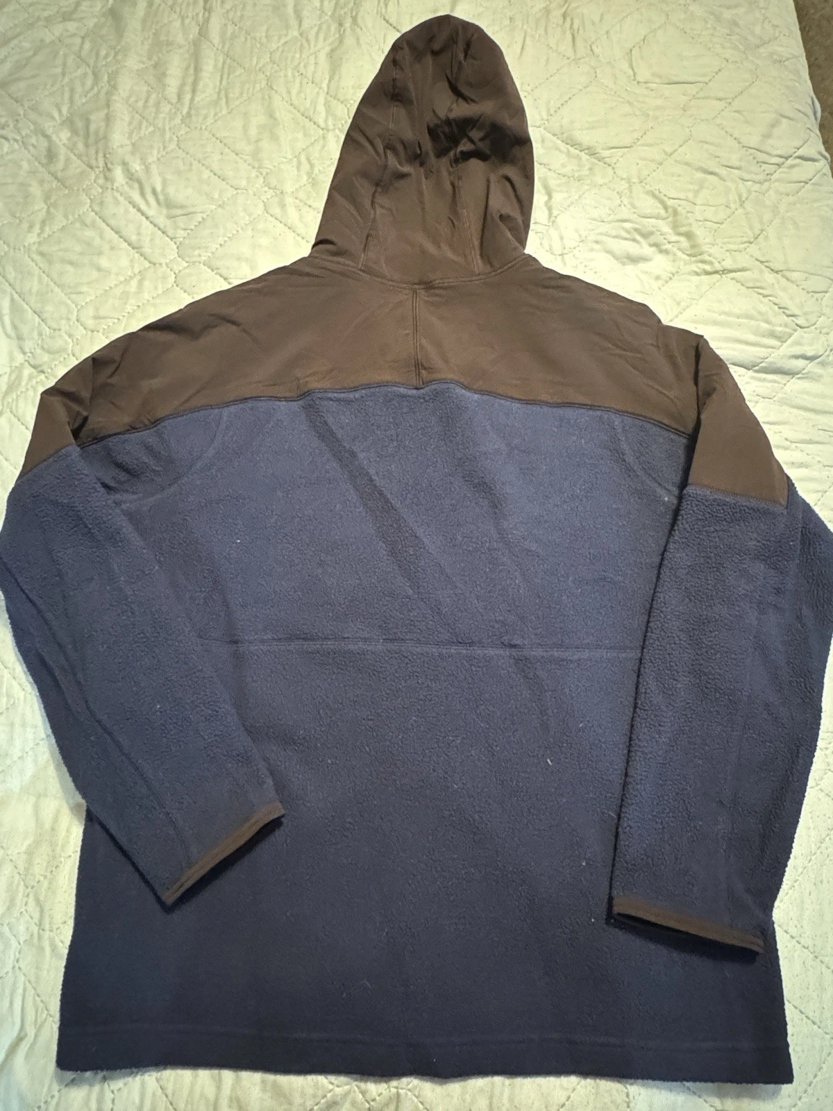 Cotopaxi Jacket Mens L Blue Brown Abrazo Fleece Full Zip Hoodie Hiking Outdoor image 8
