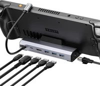 JSAUX Upgraded Docking Station 4K@120Hz for Steam Deck OLED/ROG Ally 6-IN-1