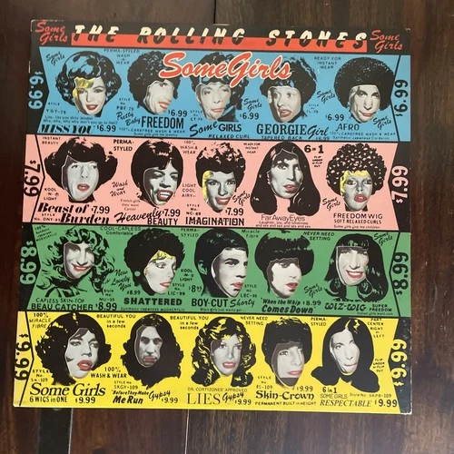 Rolling Stones - Some Girls LP - 1978 - Rolling Stones COC 39108 VG++ All Faces