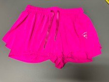 Running Sports Hot Pink 2-in-1 Flowy Butterfly Athletic Shorts - Women  s Size M