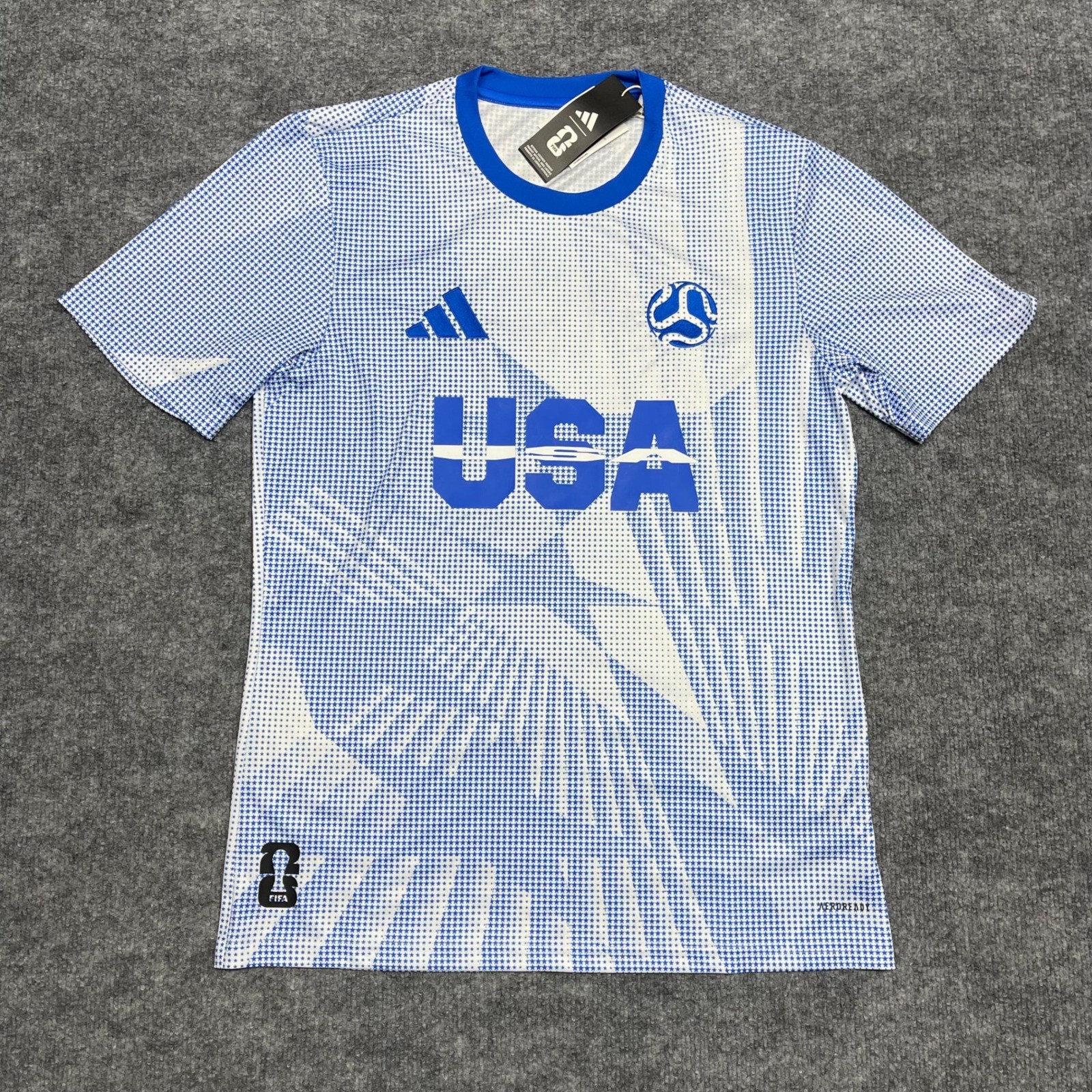 USA Soccer Jersey Men XL White Blue Stars Adidas FIFA World Cup 2026 Promotional