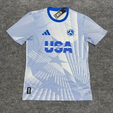 USA Soccer Jersey Men XL White Blue Stars Adidas FIFA World Cup 2026 Promotional