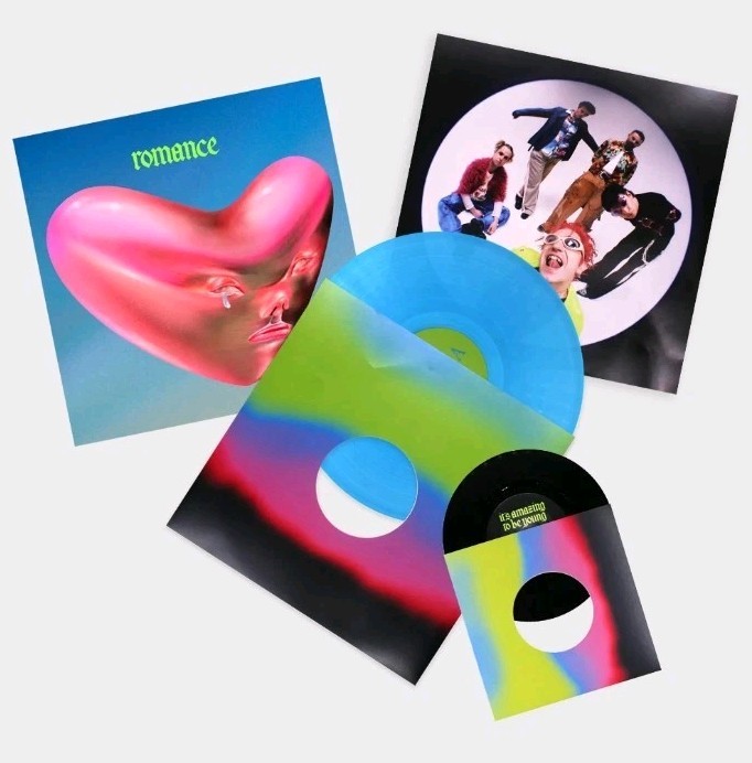 Rare Fontaines D.C. Romance Turquoise Vinyl LP & Bonus 7" [New & Sealed]