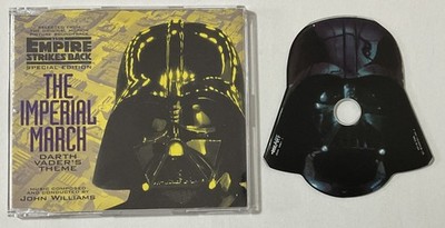 Star Wars The Imperial March Darth Vader Shaped USA Cd Single Rare John Williams