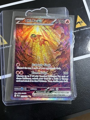 Chi Yu Ex Pokémon Card Double Gorge Star Near Mint Condition Small Damaging