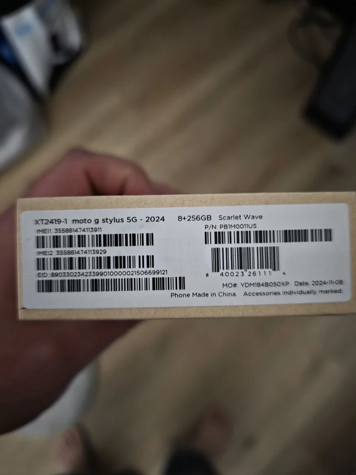 Smartphone Motorola Moto G Stylus 5G 2024-256GB Rojo Desbloqueado Foto 4 de 4