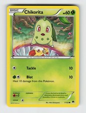 chikorita pokemon card value Chikorita (5/214) [Sun & Moon: Lost Thunder] Lightly Played
