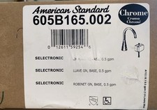 American Standard Chrome Faucet Selectronic 605B165.002 0.5gpm-New Open Box -D18