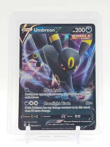 UMBREON 2021 POKEMON EVOLVING SKIES 094/203 ULTRA RARE Q8130