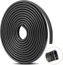 Car Door Edge Guards 16Ft(5M) Automotive Door Entry Guard U Shape Car Door Trim 