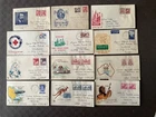 59 Hobart Australia First Day Covers FDCs 1948 - 1971 Postally Used to Italy