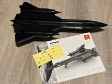 Wange SR-71 Blackbird Air Force Flugzeug Klemmbausteine Bluebrixx Flugzeug
