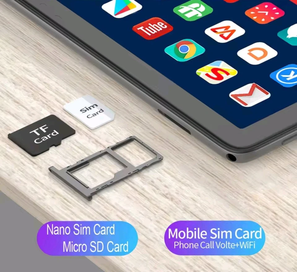 Tablet Android 10,HD WiFi – Veloce, Leggero, Ideale per Studio e Intrattenimento - Immagine 3 di 3