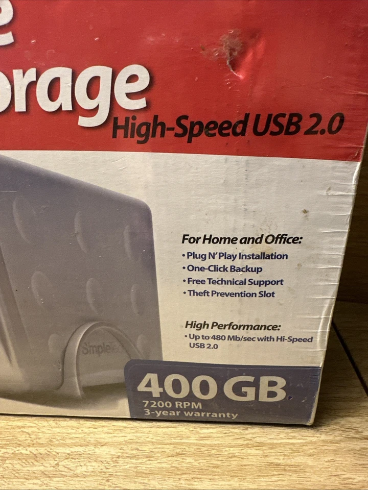 SimpleTech Model: SAM USB235/400 External Storage Backup 400GB. Brand New - Image 4 of 4