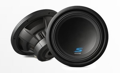 Alpine S-W12D4 Car Subwoofer 1800W Max, 600W RMS 12'' Type-S Series Dual 4 Ohm