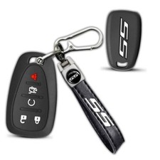 for Camaro SS Keychain with Soft Silicone Protection Key Case for White Ss