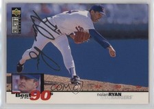 1995 Collector's Choice Best of the 90s Gold Foil Signature Nolan Ryan #52 HOF