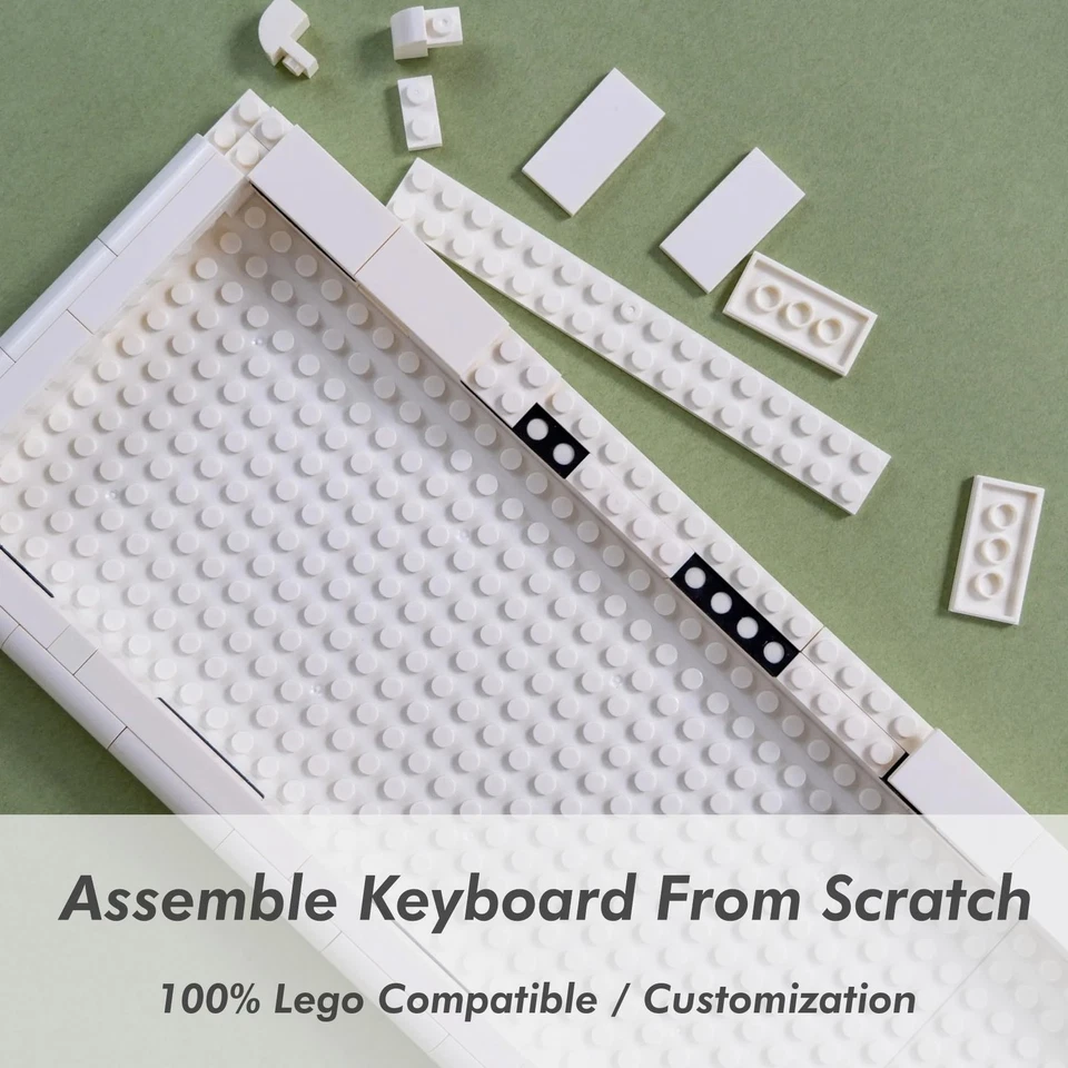 01Adam 60% Mechanical Keyboard, 64-Key ANSI, Lego-Compatible Case, Gasket Mou... - Image 4 of 4