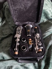 Eastar ECL-300 B Flat Clarinet Ebonite Nickel-plated With Case 2 Barrels 3 Reeds