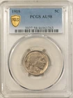 1915 BUFFALO NICKEL - PCGS AU-58