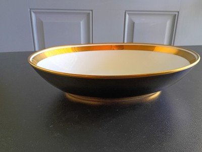 Fitz and Floyd - Renaissance - Black Oval Serving Platter