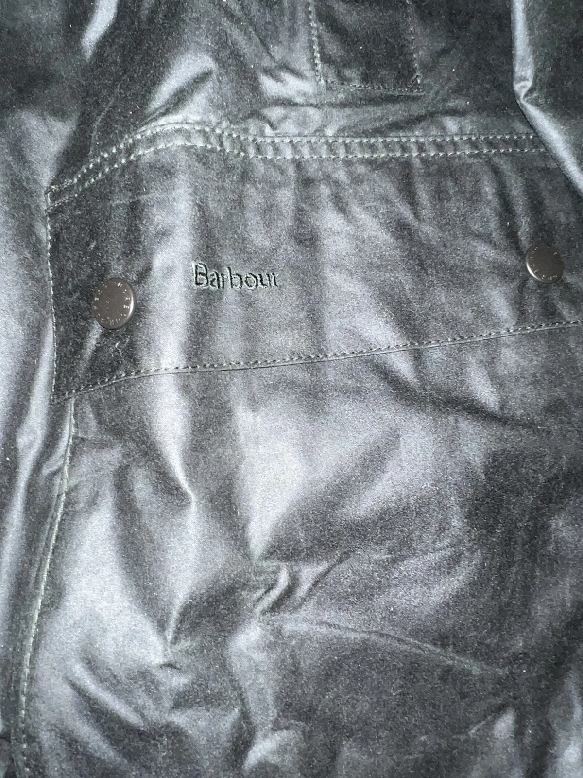Rare Brand New with tags BARBOUR Men Border Wax Jacket hard to get size 46 Sage - product detail image 8