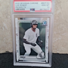 2020 Luis Robert Bowman Chrome #BCP150. PSA 10 Gem Mint-NY Mets-Nice!