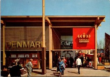 New York Denmark Pavilion World s Fair 1964-1965 RPPC Continental Postcard A994