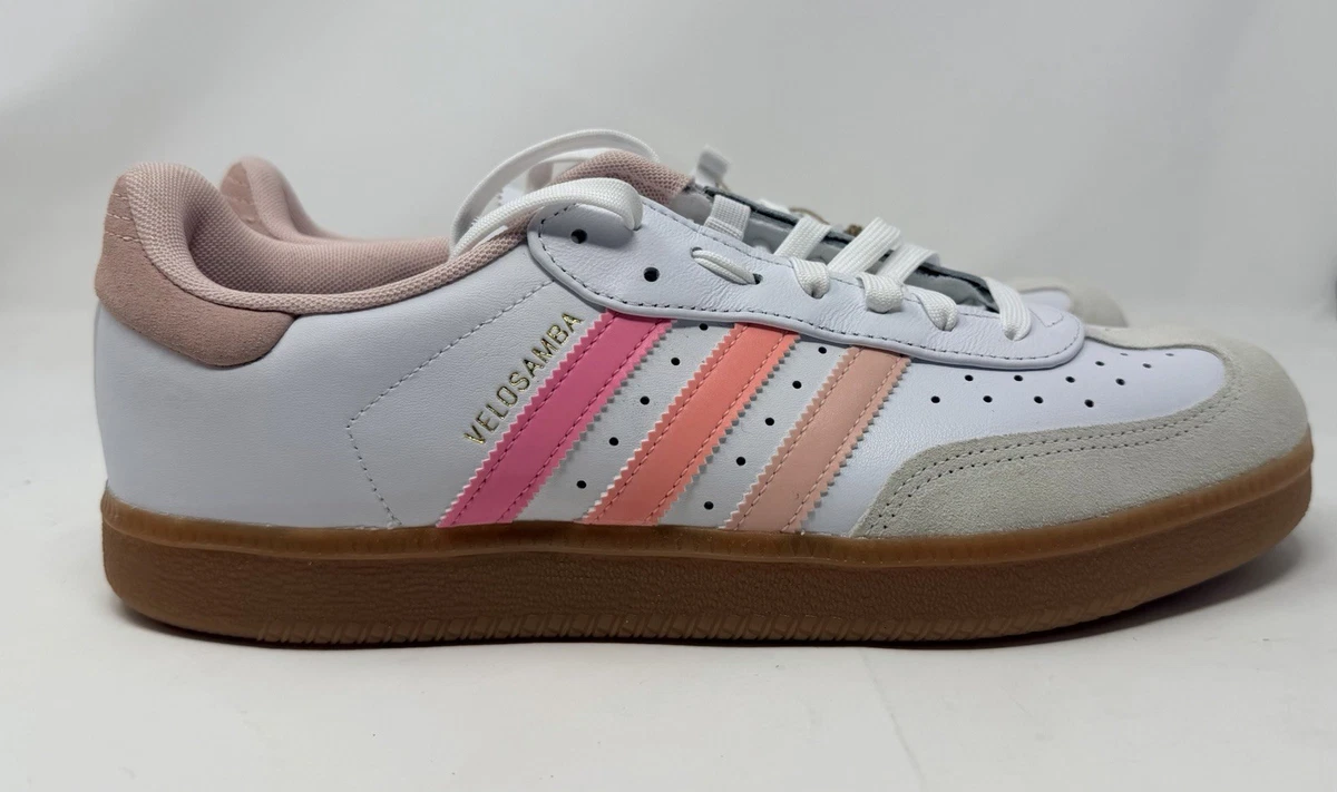 Adidas Velosamba Leather White Sandy Pink for sale | eBay