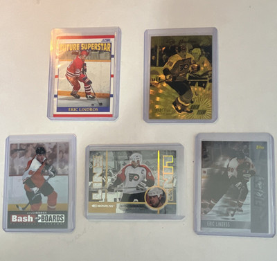 Eric Lindros Flyers NHL 5 Card Lot Score Donruss Limited Edition
