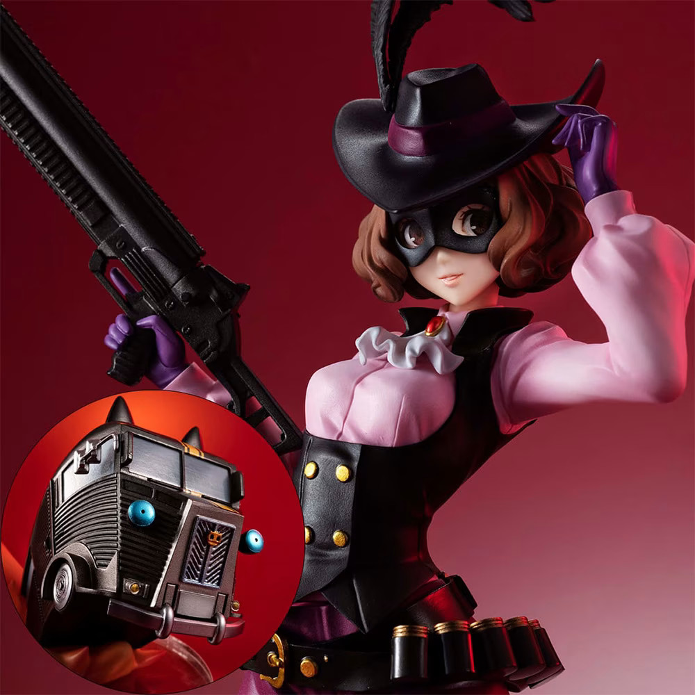 Figurine Persona 5 Royal Haru Okumura & Morgana pour Décoration Bureau Gaming