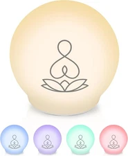 Syrinx Guided Meditation Light – Meditation Aid with Rhythmic Glow for Focus,Anx