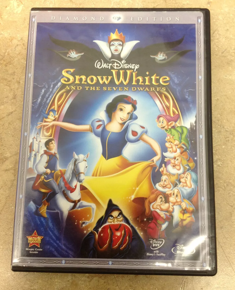 Disney Snow White and the Seven Dwarfs(DVD,2009,3-Disc Set) TESTED