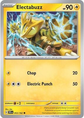 Pokemon Electabuzz (53/224) Temporal Forces LP