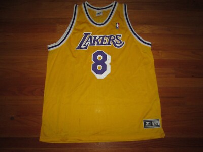Starter Vtg 1990s 1999 KOBE BRYANT Los Angeles Lakers Authentic SEWN Jersey 54