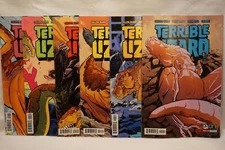 6x TERRIBLE LIZARD #1 2 3 4 5 Comic ~ VARIANT A ~ Cullen Bunn DINOSAUR T-REX Oni